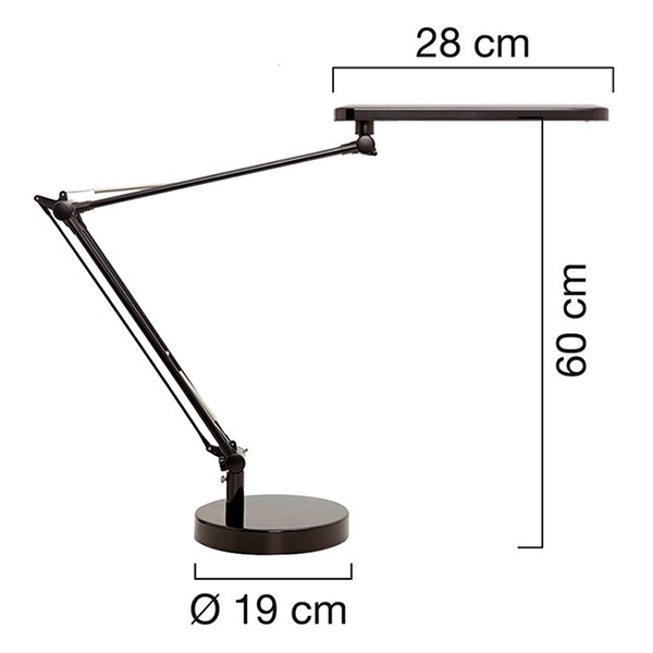 Unilux Mamboled lampe de bureau LED - noir 400033683 237820 - 2