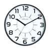 Unilux Pop horloge murale avec cadran blanc (Ø 28 cm) - noir 400094281 237824