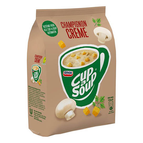 Unox Cup-a-Soup crème de champignons recharge pour distributeur (576 g) 39039 423228 - 1