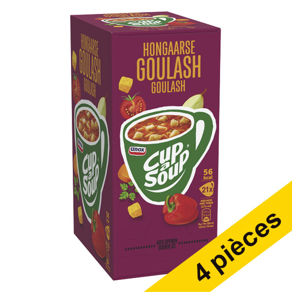 Unox Offre : 4x Cup-a-Soup goulasch hongrois 175 ml (21 pièces)  423053 - 1