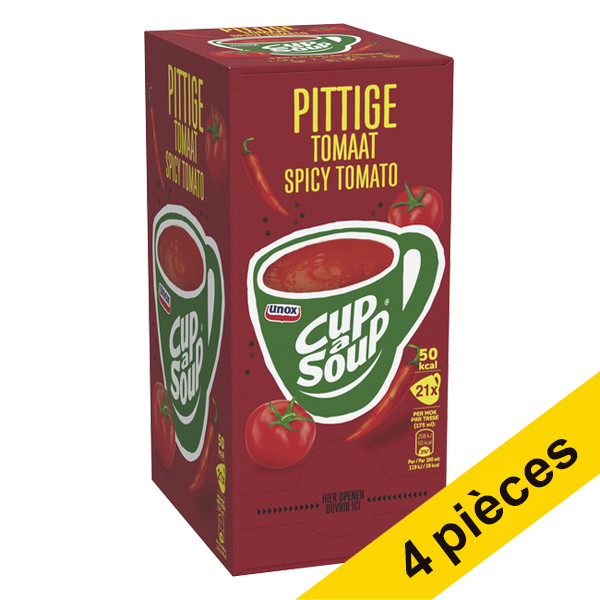 Unox Offre : 4x Cup-a-Soup tomate épicée 175 ml (21 pièces)  423051 - 1