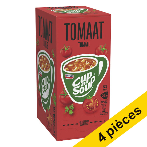 Unox Offre : 4x Cup-a-Soup tomate 175 ml (21 pièces)  423044 - 1