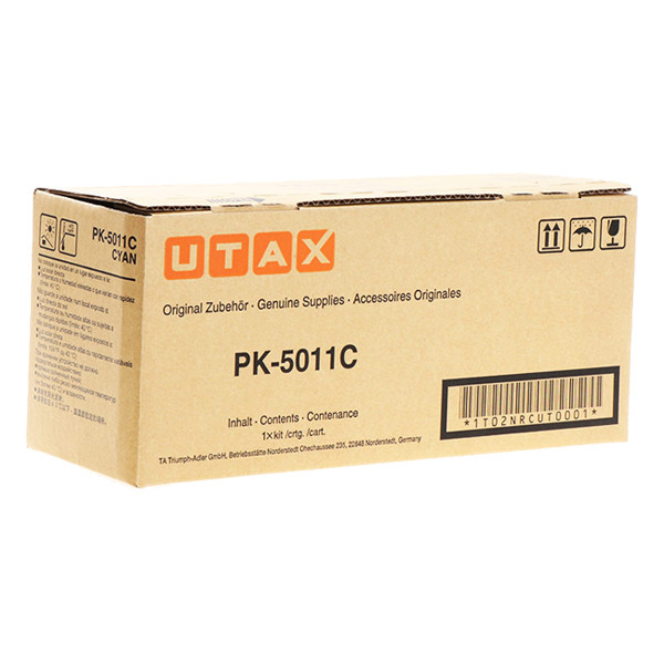 Utax PK-5011C (1T02NRCUT0) toner (d'origine) - cyan 1T02NRCUT0 090438 - 1