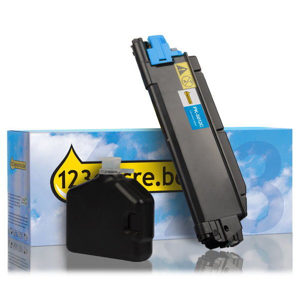 Utax PK-5012C (1T02NSCUT0) toner (marque 123encre) - cyan 1T02NSCUT0C 090447 - 1