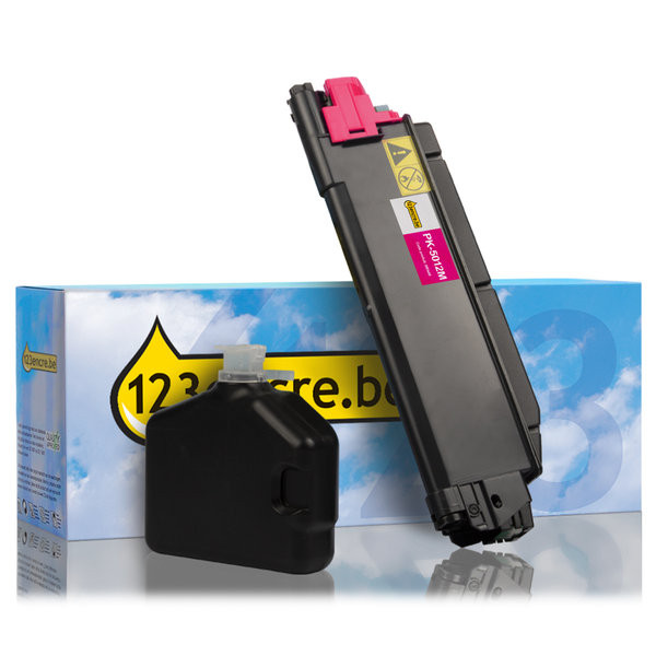 Utax PK-5012M (1T02NSBUT0) toner (marque 123encre) - magenta 1T02NSBUT0C 090449 - 1