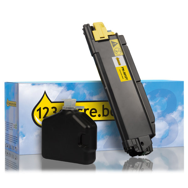 Utax PK-5012Y (1T02NSAUT0) toner (marque 123encre) - jaune 1T02NSAUT0C 090451 - 1