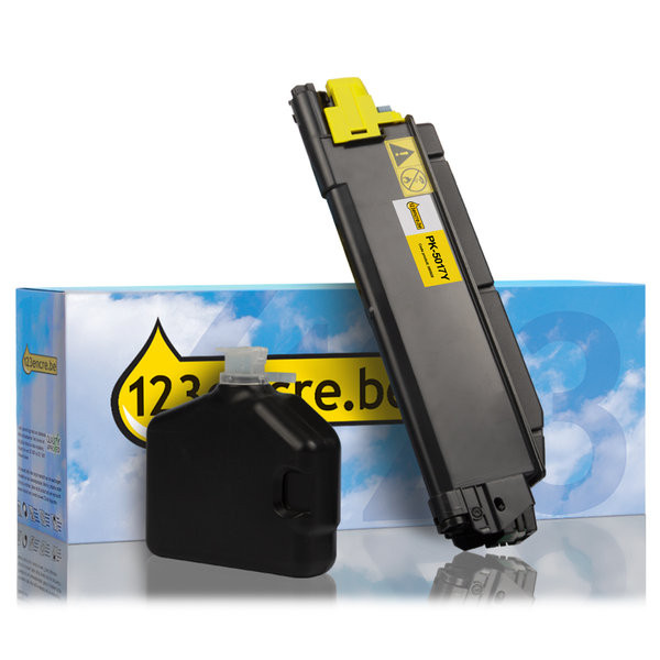 Utax PK-5017Y (1T02TVAUT0) toner (marque 123encre) - jaune 1T02TVAUT0C 090509 - 1