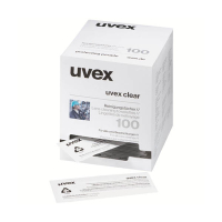 Uvex distributeur de lingettes nettoyantes pour lunettes de sécurité (100 pièces) 72582400 SUV00063