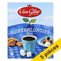 Offre : 5x Van Gilse midi morceaux de sucre 750 g