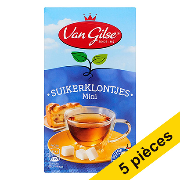 Van Gilse Offre : 5x Van Gilse mini morceaux de sucre 500 g  404286 - 1