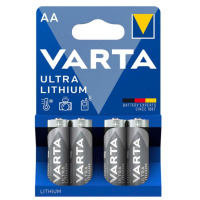 Varta Lithium Ultra FR6 AA piles 4 pièces 15A 15AC 7524 815 AL-AA AVA00143