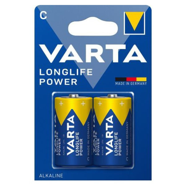 Varta Longlife Power LR14/C pile alcaline (2 unités) AVA00187 - 1