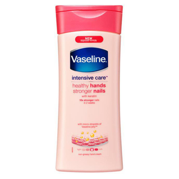 Vaseline Intensive Care Healthy Hands & Stronger Nails crème pour les mains (200 ml)  SVA00067 - 1