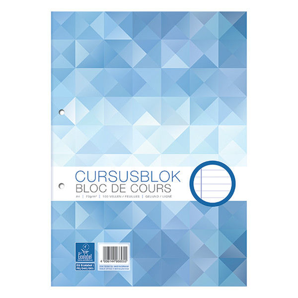 WORK bloc de cours A4 ligné 70 g/m² (100 feuilles) 100058103 248258 - 1