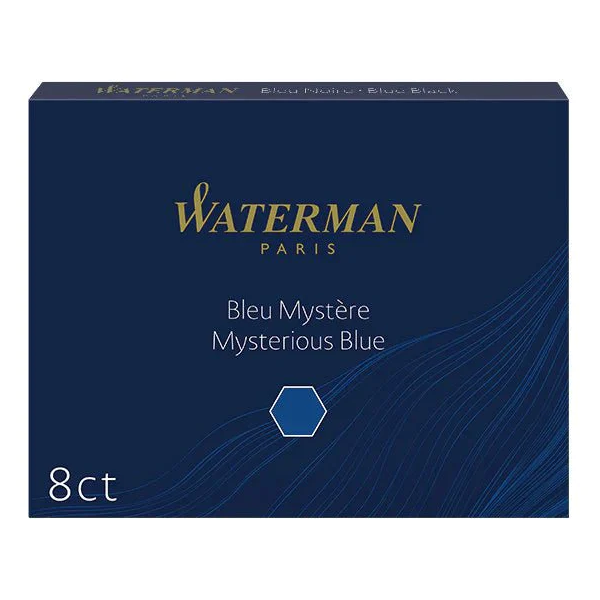 Waterman Allure cartouches d'encre (8 pièces) - bleu mystère S0110910 234791 - 1
