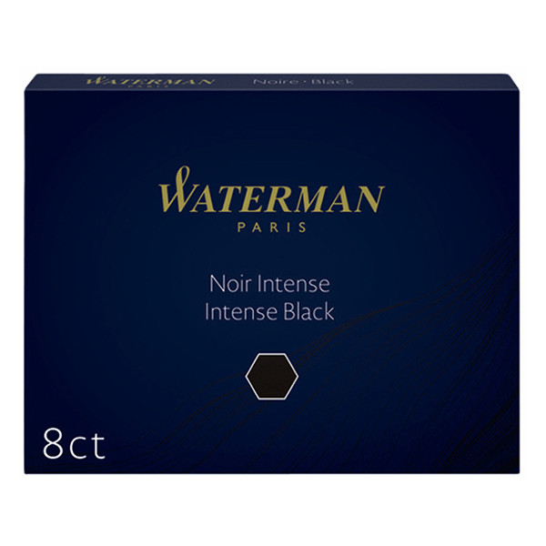 Waterman Allure cartouches d'encre (8 pièces) - noir long S0110850 234793 - 1