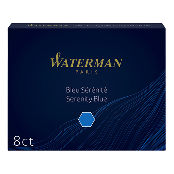 Waterman Allure cartouches d'encre longues (8 pièces) - bleu S0110860 234792 - 1