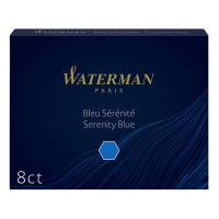 Waterman Allure cartouches d'encre longues (8 pièces) - bleu