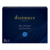 Waterman Allure cartouches d'encre longues (8 pièces) - bleu