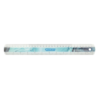 Westcott Trendsetter règle en plastique (30 cm) - bleu AC-E13300-BL 221084