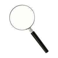 Westcott loupe à main avec poignée noire (75 mm) AC-E40303 221093