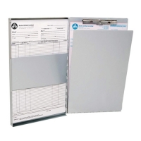 Westcott porte-bloc aluminium A4 format portrait avec compartiment de rangement AC-E17004 221043