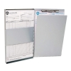 Westcott porte-bloc aluminium avec compartiment de rangement A4