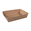 Barquette snack en carton A50 160 x 110 x 40 mm (100 pièces) - brun 423549 - 1