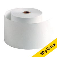White label Bobine de caisse 57x67x12 mm (50 pièces) - blanc  828052