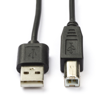 White label Câble USB-A vers USB-B (3 mètres) 93597 CCGP60100BK30 K5255.3 N010204009