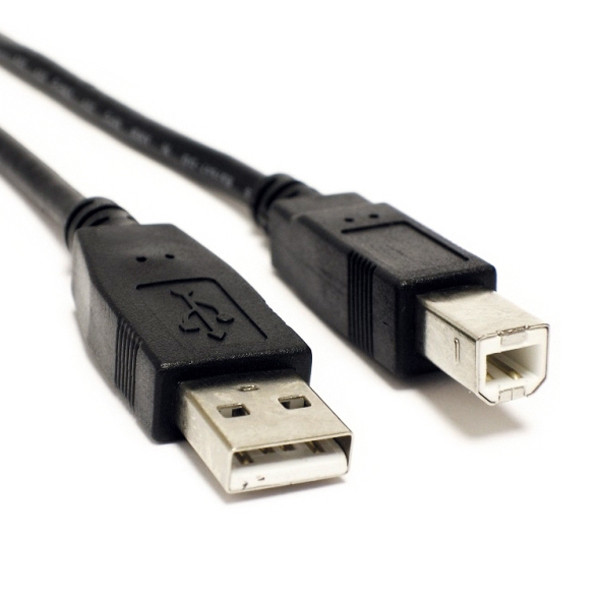 Câble d'imprimante USB longueur 5 mètres - noir 053411 - 1
