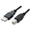 Cable d'imprimante USB longueur 1,8 mètres - noir 053400 - 3