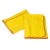 Chiffon à poussière coton 40 x 40 cm (2 pièces) - jaune