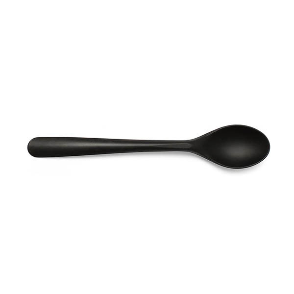 Conpax Folia cuillère à dessert réutilisable (50 pièces) - noir 402959 - 1