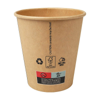 Conpax gobelet à café en carton 250 ml (50 pièces) 402991