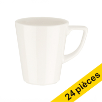 White label Core tasse à café avec oreille 300 ml (24 pièces) - blanc cassé bo12035 404206