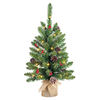 Creston sapin de Noël artificiel 60 cm avec 20 lumières LBB00092