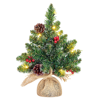 Creston sapin de Noël artificiel avec 10 lumières 30 cm LBB00125