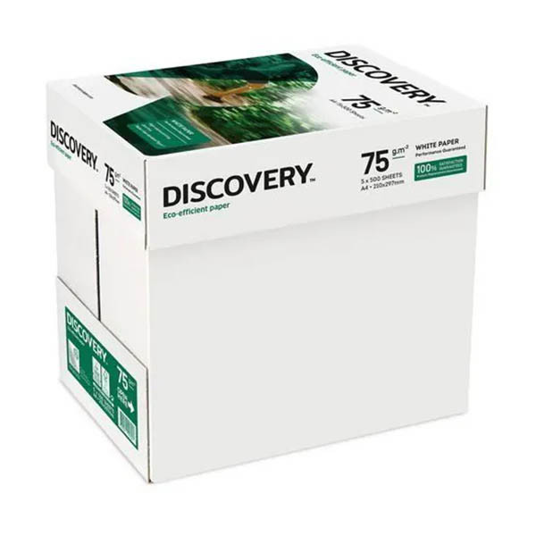 Discovery fast pack papier 40 boîtes de 2500 feuilles A4 - 75g/m² 068814 - 1