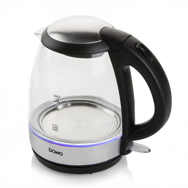 Domo bouilloire en verre et acier inoxydable 1,2 litre 423463 - 1