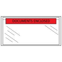 White label Enveloppe de liste de colisage documents enclosed 225 x 165 mm - A5 autoadhésive (1000 pièces) 310502 209200