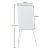 White label Franken Valueline chevalet de conférence magnétique en acier EL-FC20 423341 - 2