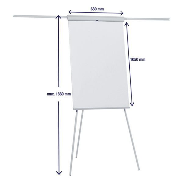 White label Franken Valueline chevalet de conférence magnétique en acier (extensible) EL-FC22 423342 - 3
