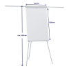 White label Franken Valueline chevalet de conférence magnétique en acier (extensible) EL-FC22 423342 - 3