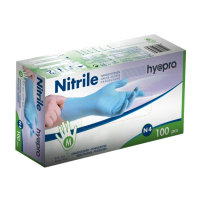 Gants en nitrile taille M non poudrés (100 pièces) - bleu