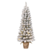 Gerlos sapin de Noël artificiel enneigé 90 cm avec 40 lumières