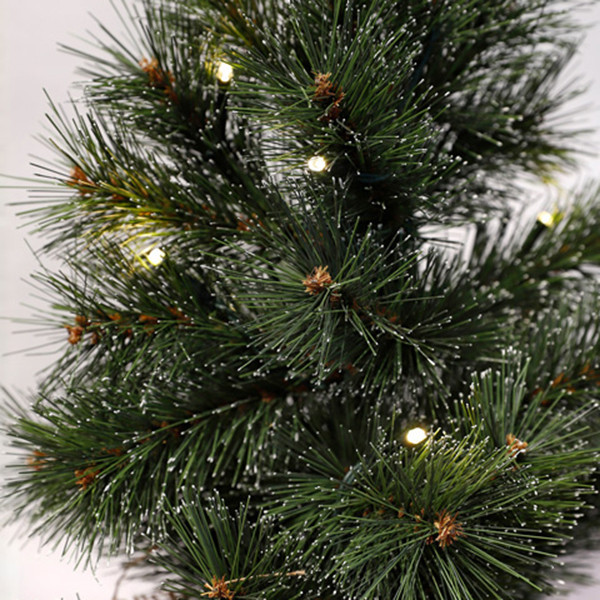 Glendon sapin de Noël artificiel 45 cm avec 10 lumières LBB00095 - 2