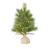 Glendon sapin de Noël artificiel avec 20 lumières 60 cm LBB00074 - 1