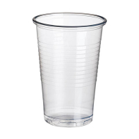 Gobelet jetable en plastique transparent 400 ml (50 pièces) 402995