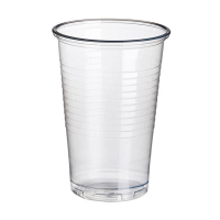 Gobelet jetable en plastique transparent 500 ml (50 pièces) 402997